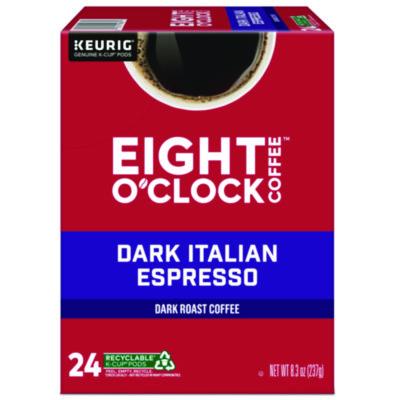 GMT6408 Dark Italian Espresso Coffee K-Cups, 24/Box