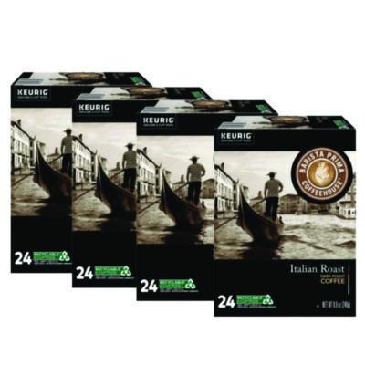 GMT8500CT Italian Roast K-Cups Coffee Pack, 24/box, 4 Box/carton KEURIG DR PEPPER