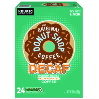 DIE7401BX Donut Shop Decaf Coffee K-Cups, 24/box KEURIG DR PEPPER