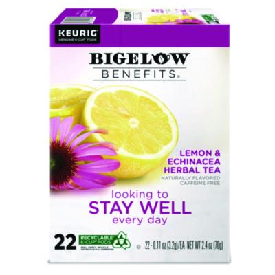 GMT2025 Benefits Lemon And Echinacea Herbal K-Cup, 0.11 Oz, 22/box KEURIG DR PEPPER