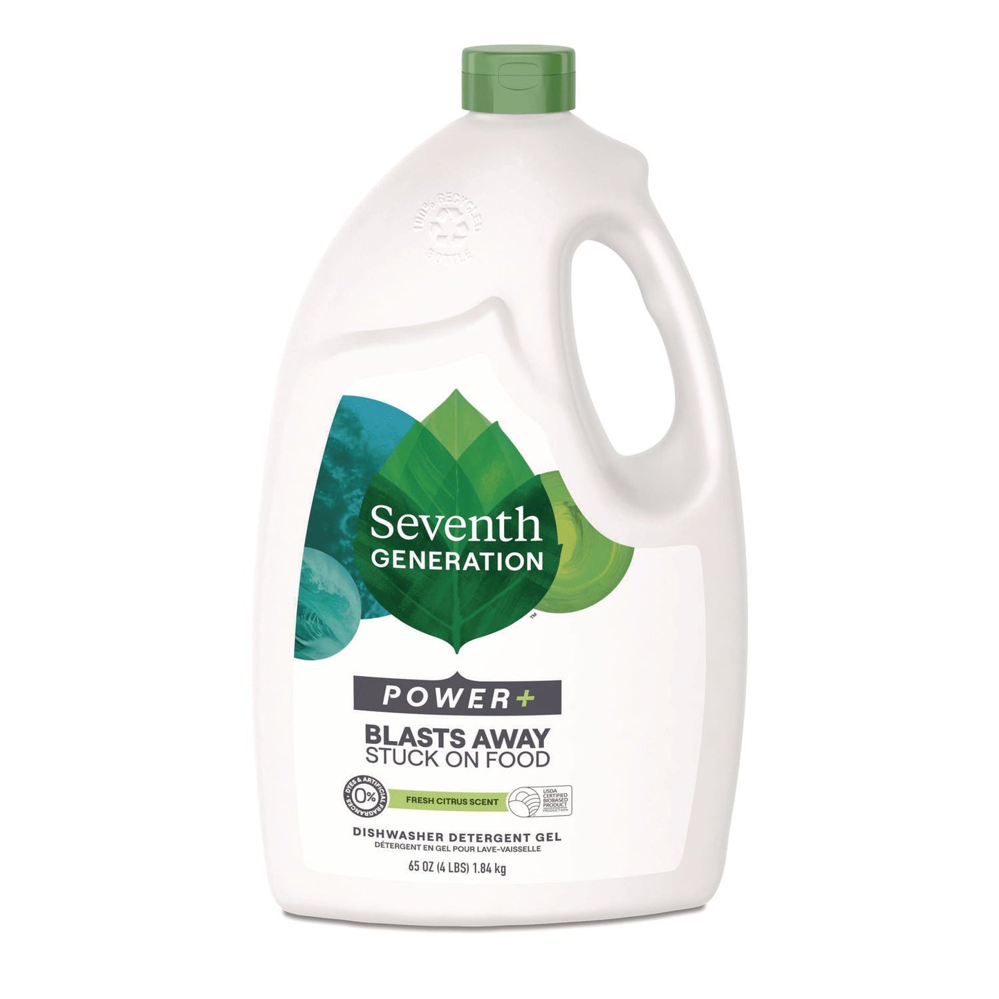 SEV22929 Natural Automatic Dishwasher Gel, Ultra Power Plus, Fresh Citrus, 65 Oz Bottle Seventh Generation