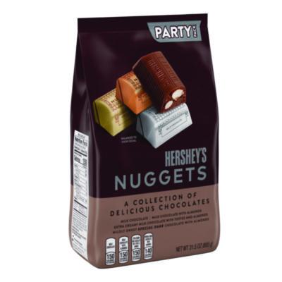 HRS2411693 Nuggets, Party Pack, Assorted, 31.5 oz Bag