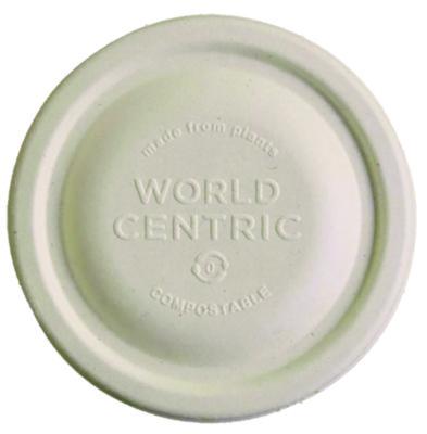 WORBOLFB8LF Fiber Lids for Bowls, Fits 8 oz Bowls, 3.7" Diameter x 0.4" h, Natural, Paper, 1,000/Carton