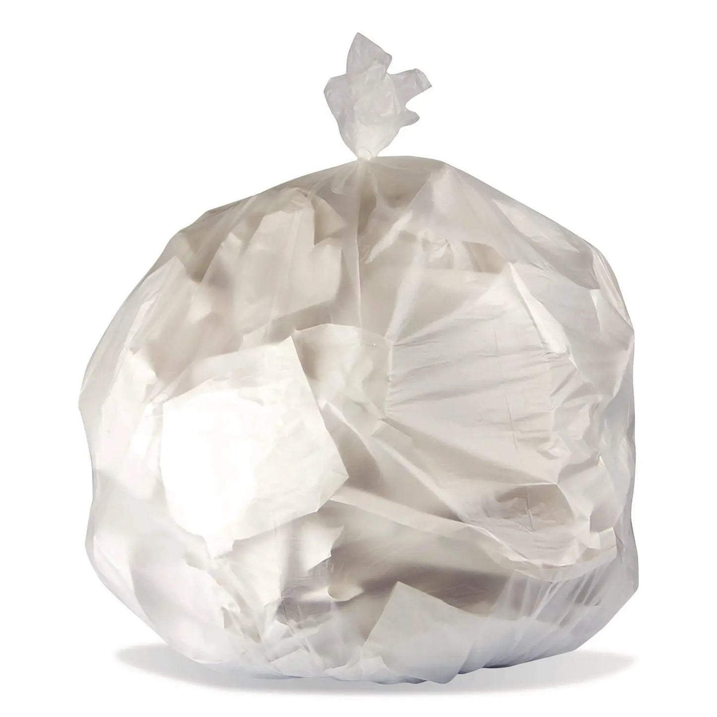 BWK24248N High-Density Waste Can Liners, 10 gal, 8 mic, 24 x 24, Natural, 1,000/Carton Boardwalk