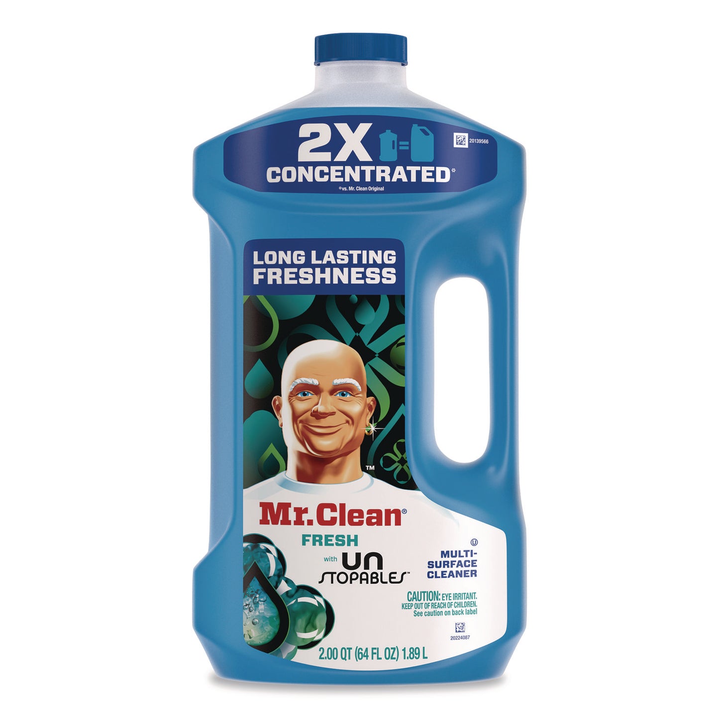 PGC10720 Mr. Clean Multipurpose Cleaning Solution, Unstopables Fresh Scent, 64 oz Bottle