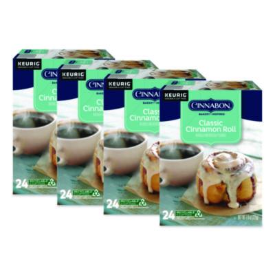 GMT6305CT Cinnabon Classic Cinnamon Roll Coffee K-Cups, 96/carton KEURIG DR PEPPER