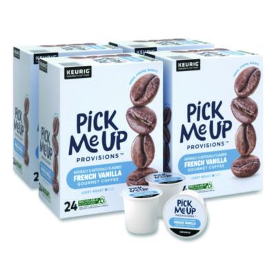 PIEPM62434CT French Vanilla Coffee K-Cups, 96/Carton PICK ME UP PROVISIONS