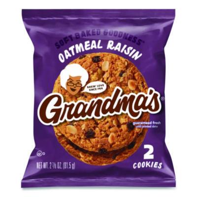 GRMFRI45093 Cookies - Single Serve, Oatmeal Raisin, 2.5 oz Packet, 60/Carton FRITO-LAY, INC.