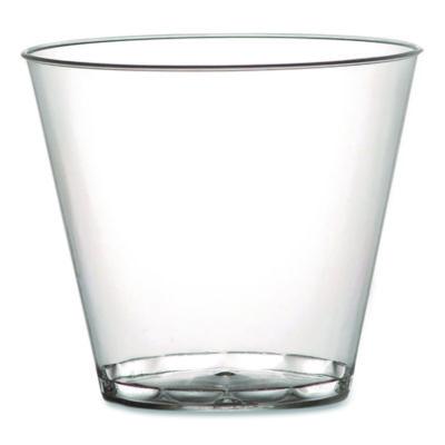 SVV405 Plastic Tumblers, Squat, 5 oz, Clear, 20 Bag, 25 Bags/Carton FINELINE