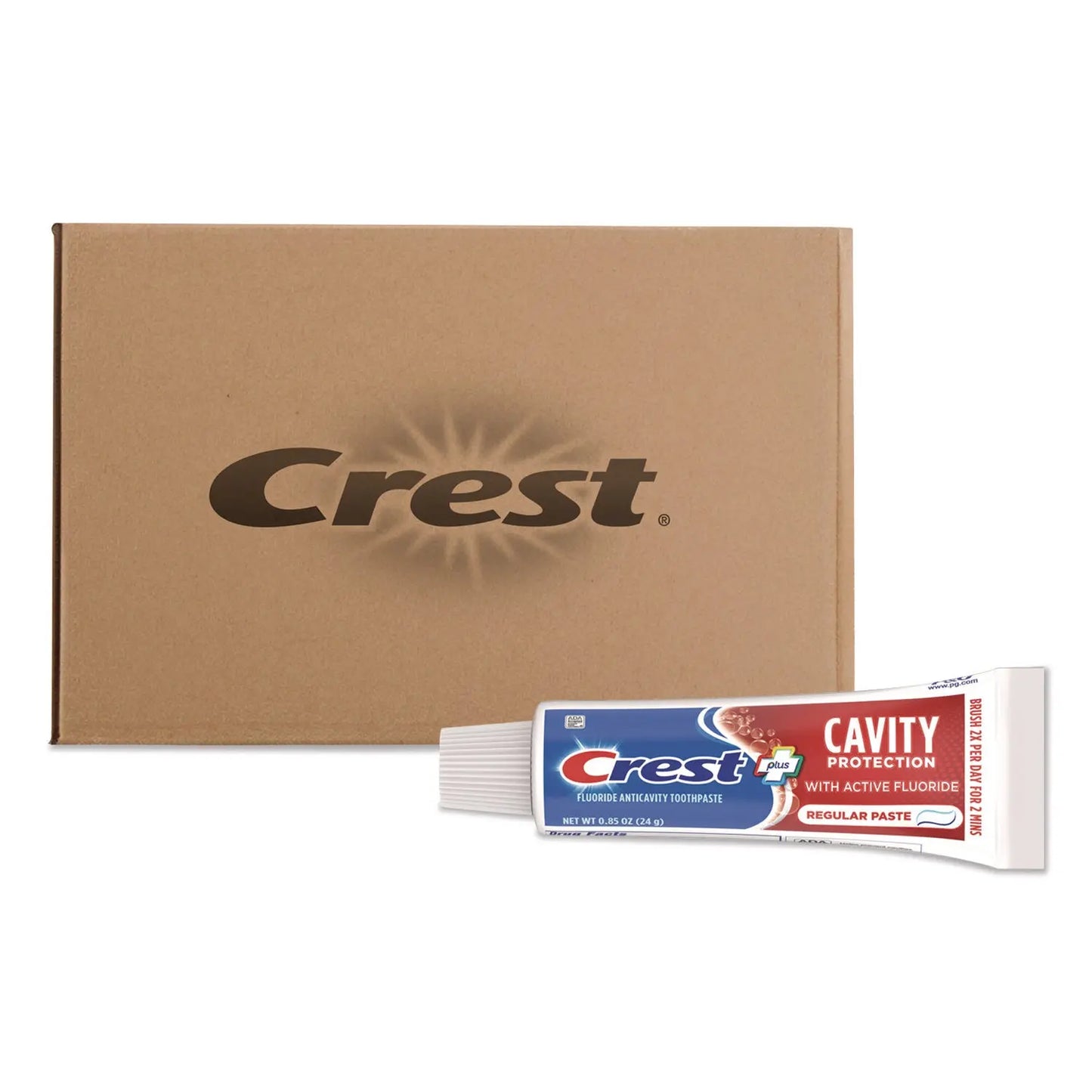 PGC09596 Cavity Protection Toothpaste, Mint, Personal Size, 0.85 oz Tube, 240/Carton Crest