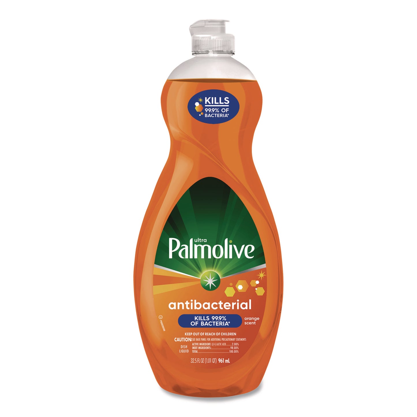 CPC45072EA Ultra Antibacterial Dishwashing Liquid, Orange Scent. 32.5 oz Bottle