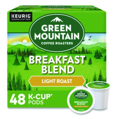 GMT1635473 Breakfast Blend Coffee K-Cups, 0.31 oz, 48/Box KEURIG DR PEPPER