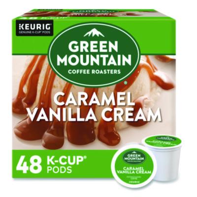 GMT2140462 Caramel Vanilla Cream Coffee K-Cups, 0.33 oz, 48/Box KEURIG DR PEPPER