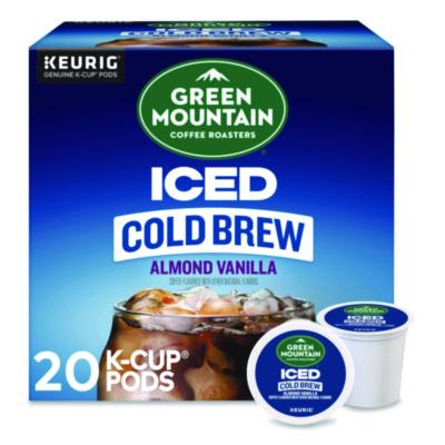 GMT5000372045 Almond Vanilla Brew Over Ice Coffee K-Cups, 0.21 oz, 20/Box