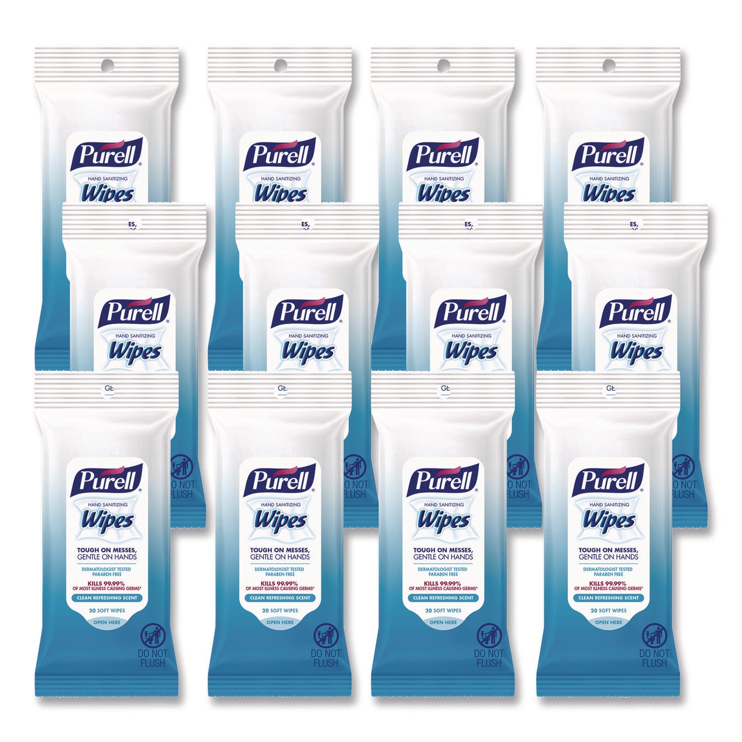 GOJ912412CMR WIPES,HAND,20 WIPE,12/CT