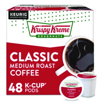 KEU24306975 Classic Coffee K-Cups, Medium Roast, 0.33 oz, 48/Box KEURIG DR PEPPER