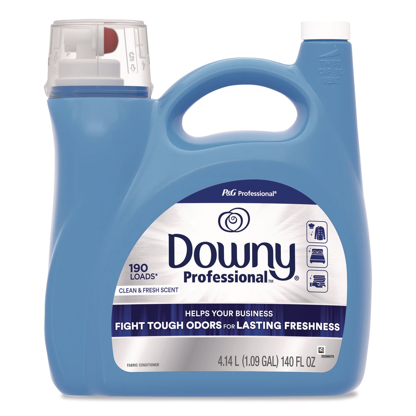PGC14052 Commercial Liquid Fabric Softener, 140 oz Plastic Bottle with Dispensing Tap Downy Professional