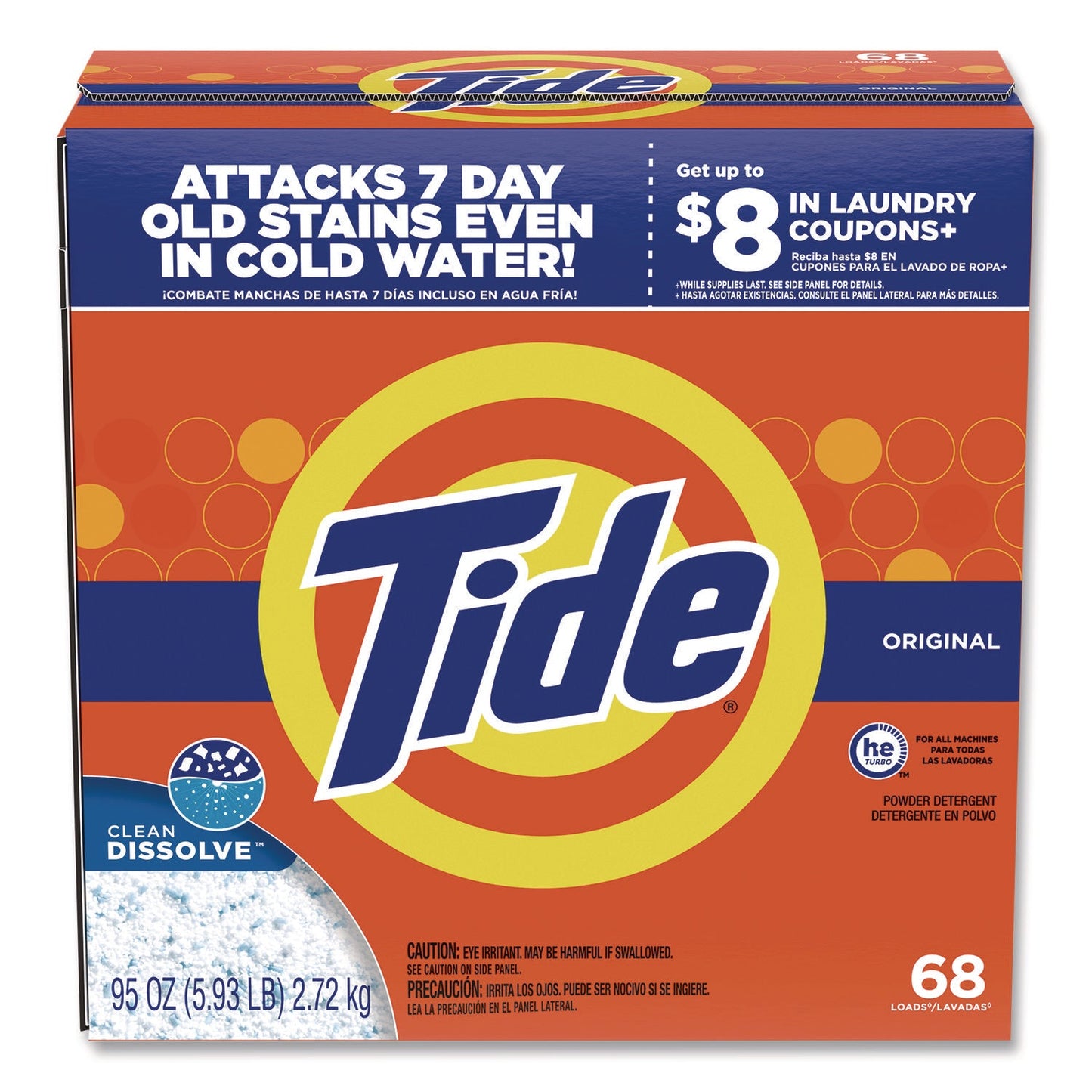 PGC84997EA HE Laundry Detergent, Original Scent, Powder, 95 oz Box Tide