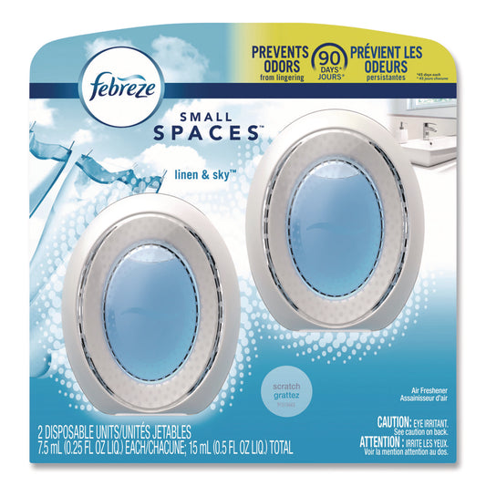 PGC93326EA smallSPACES, Linen and Sky, 0.25 oz, 2/Pack