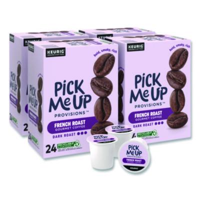PIE52966CT French Roast Coffee K-Cups, 24/Box, 4 Boxes/Carton PICK ME UP PROVISIONS