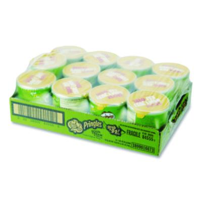 PRGKEE16673 Grab and Go sour Cream and Onion Crisps, 1.4 oz Cans, 12/Box KELLOGG'S