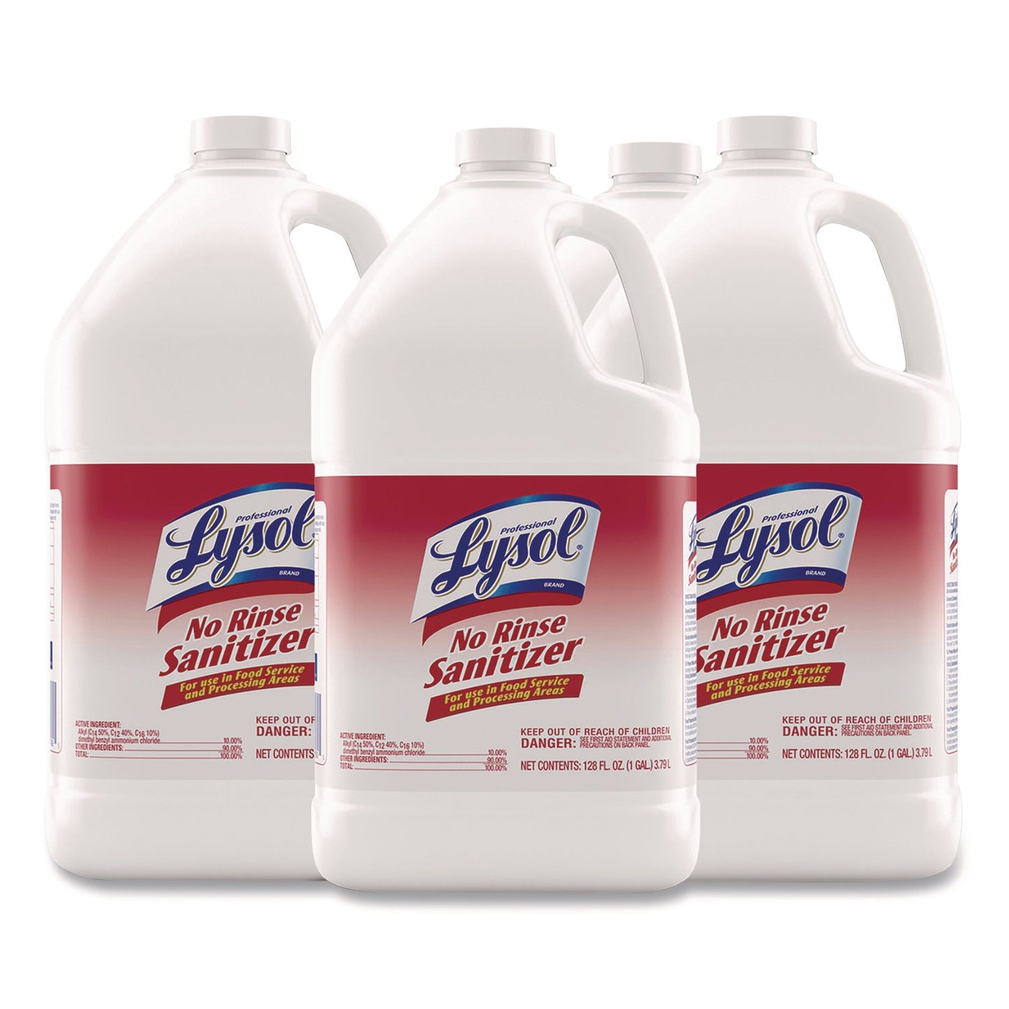 RAC3624174389 No-Rinse Sanitizer Concentrate, Unscented, 128 oz Bottle Professional LYSOL Brand