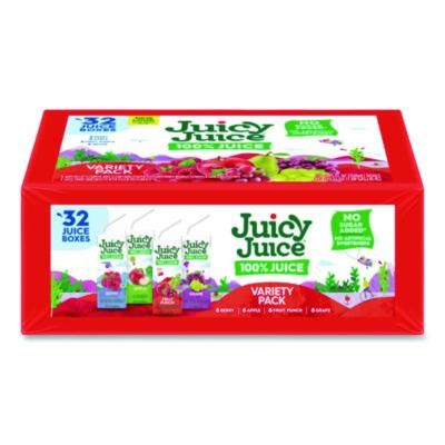 JUJ2730145 Juice Box Variety Pack, Assorted Flavors, 6.75 oz Box, 32/Carton