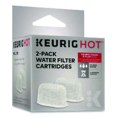 KEU2407403 Replacement Charcoal Water Filter Cartridge, 2/Pack KEURIG DR PEPPER