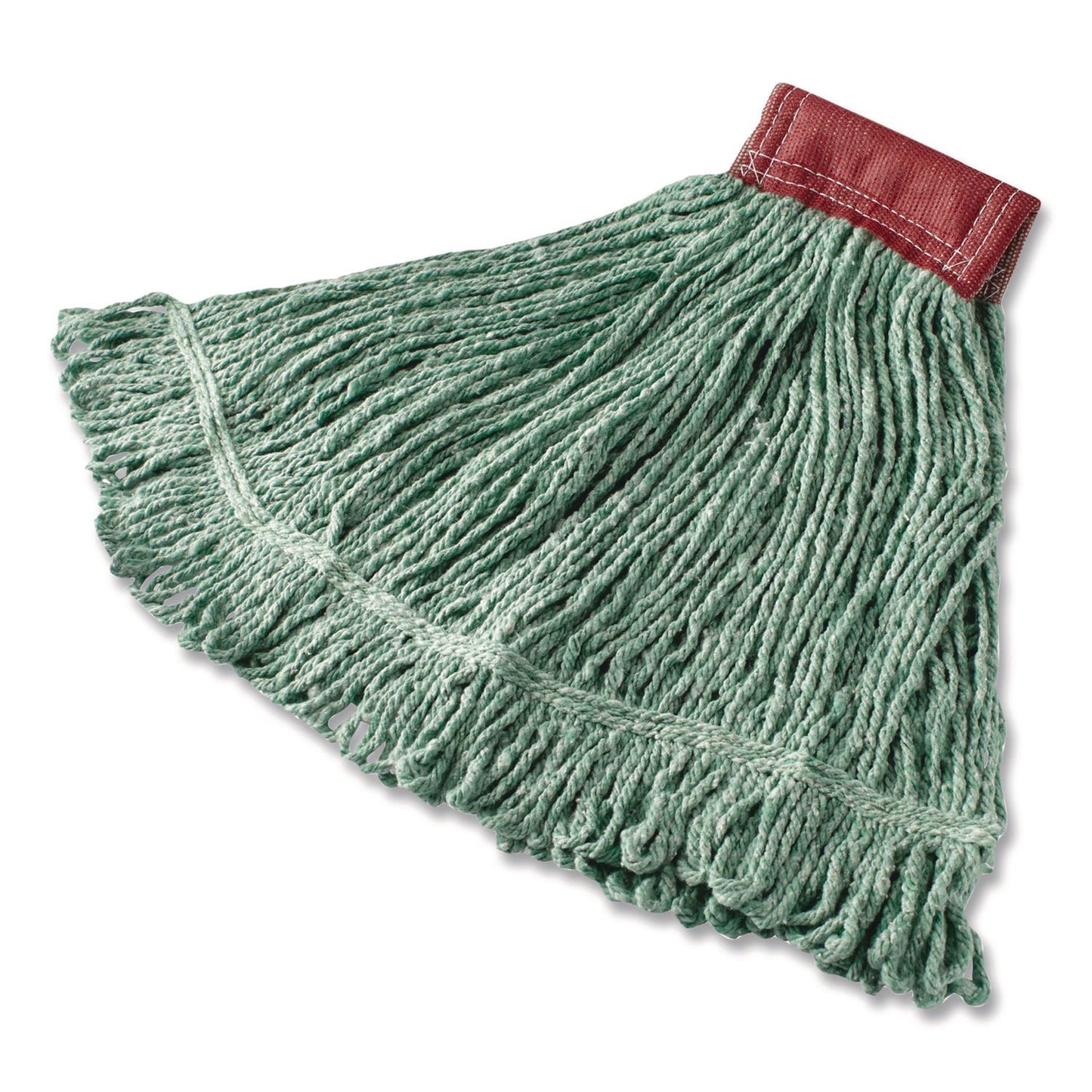 RCPFGD25306GR00 Super Stitch Blend Mop, Cotton/Synthetic, Green RUBBERMAID COMMERCIAL PROD.