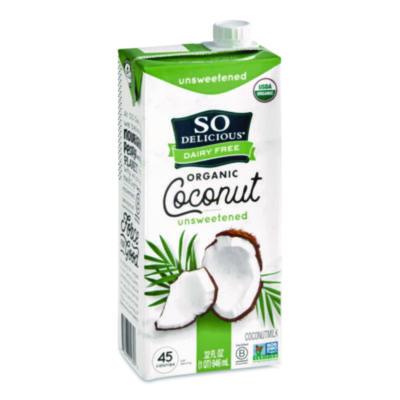 SLK24288021 Coconut Milk, Unsweetened, 32 oz Aseptic Box