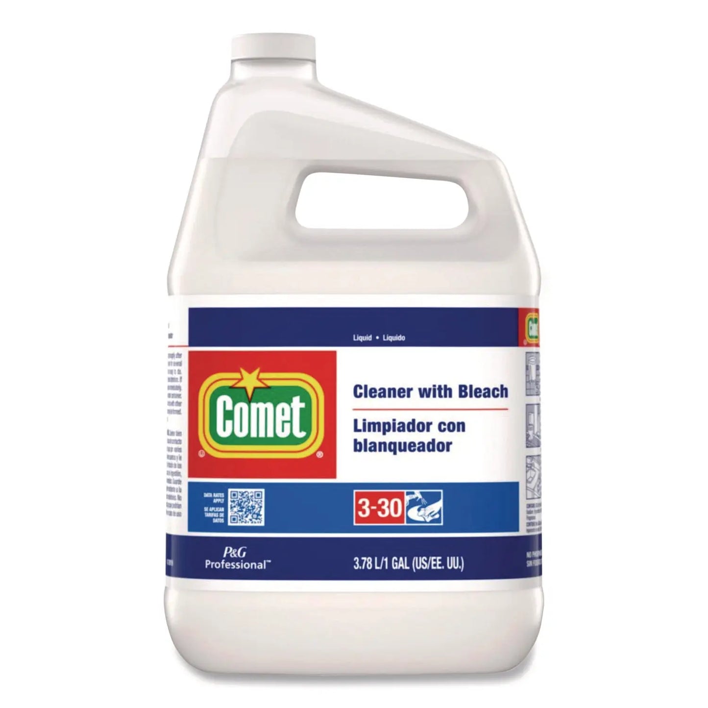 PGC02291 Cleaner With Bleach, Liquid, One Gallon Bottle Comet