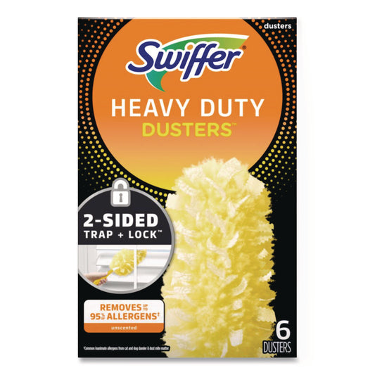 PGC21620BX Heavy Duty Dusters Refill, Dust Lock Fiber, Yellow, 6/box