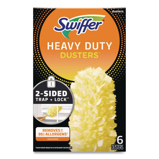 PGC21620CT Heavy Duty Dusters Refill, Dust Lock Fiber, Yellow, 6/box, 4 Boxes/carton
