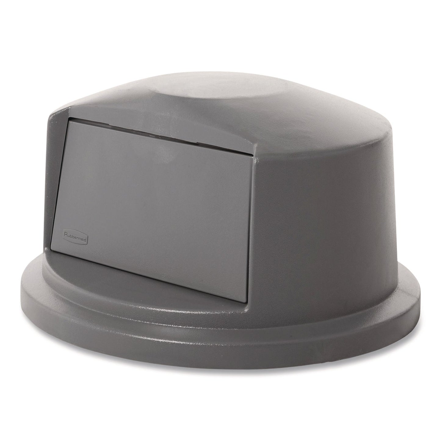 RCP263788GY BRUTE Dome Top Swing Door Lid for 32 gal Waste Containers, 22.75" Diameter x 12.25h, Gray RUBBERMAID COMMERCIAL PROD.