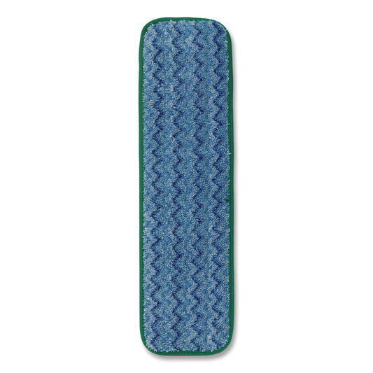 RCPQ410GRECT Microfiber Wet Mopping Pad, 18.5" x 5.5" x 0.5", Green, 12/Carton