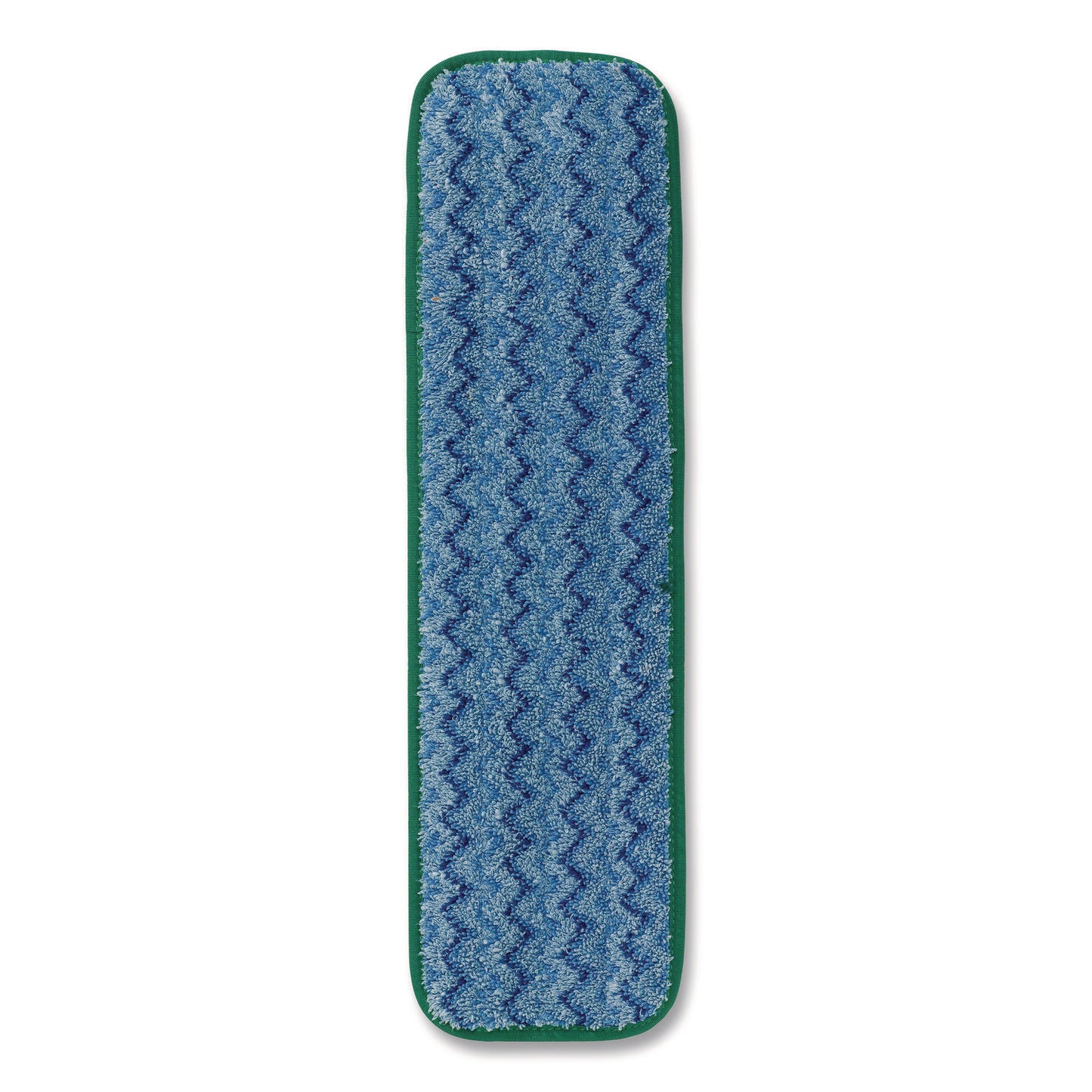 RCPQ410GRECT Microfiber Wet Mopping Pad, 18.5" x 5.5" x 0.5", Green, 12/Carton RUBBERMAID COMMERCIAL PROD.