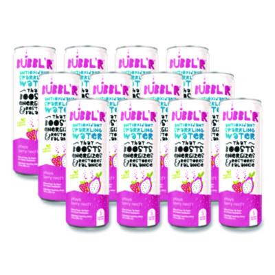 BBBWIC39978 Antioxidant Sparkling Water, Pitaya Berry Nect'r, 12 oz Can, 12 Cans/Carton BUBBL'R