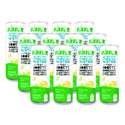 BBBWIC60014 Antioxidant Sparkling Water, Lemon Lime Twist'r, 12 oz Can, 12 Cans/Carton BUBBL'R