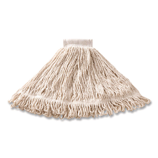 RCPD25306WE Super Stitch Blend Mop, Cotton/Synthetic, White