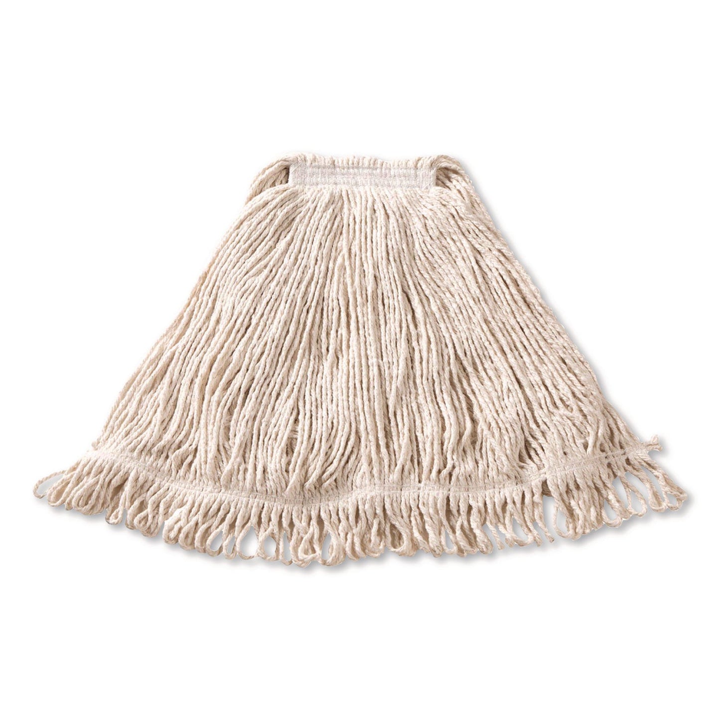RCPFGD11306WH00 Super Stitch Cotton Looped End Wet Mop, Large, 1" White Headband RUBBERMAID COMMERCIAL PROD.