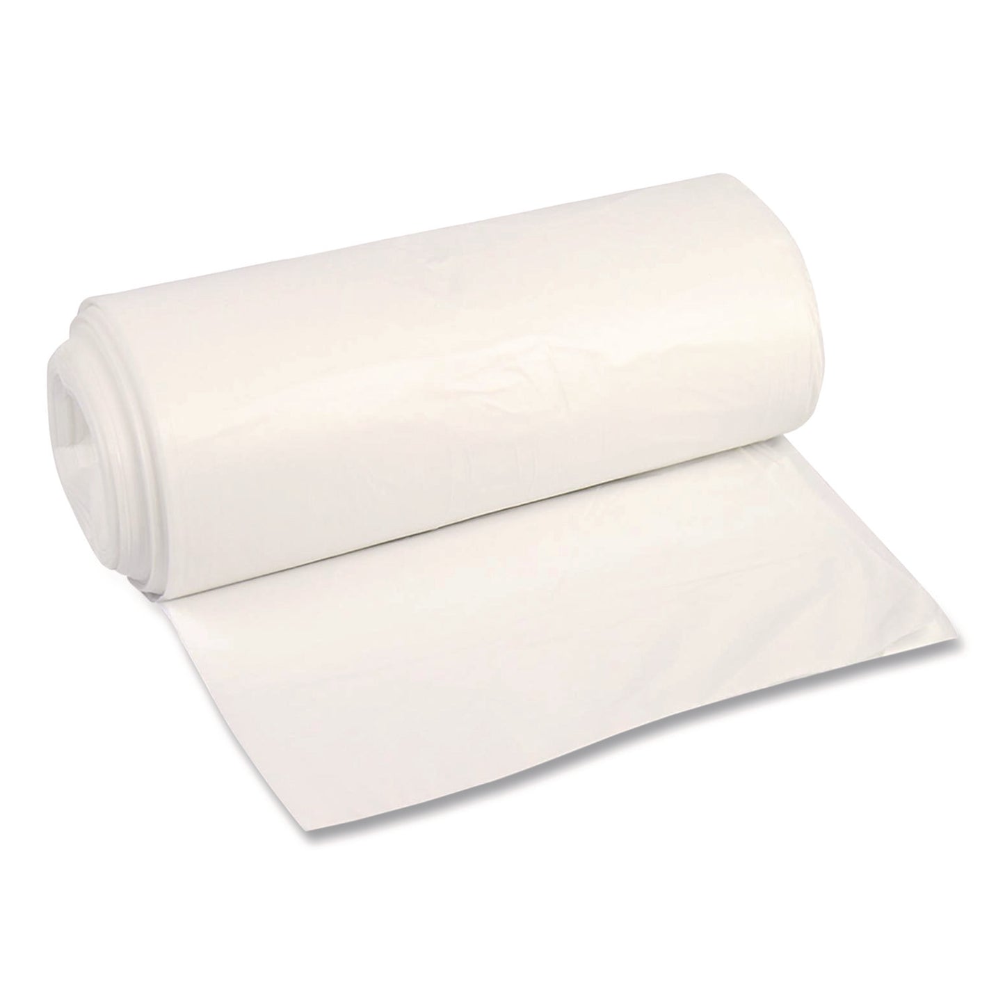 BWK404822N High-Density Can Liners, 45 gal, 22 mic, 40 x 48, Natural, Perforated Roll, 150/Carton