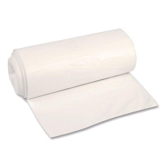 BWK434816R High-Density Can Liners, 56 gal, 16 mic, 43 x 48, Natural, Perforated Roll, 200/Carton