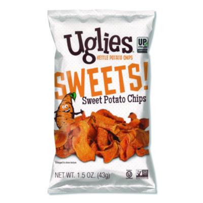 UGLDFN36187 Kettle Potato Chips, Sweet Potato, 2 oz Bags, 24/Carton DIEFFENBACH'S SNACKS