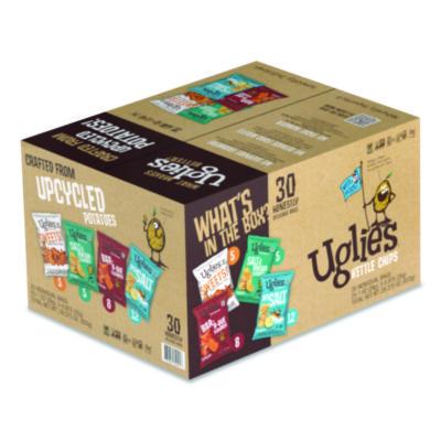 UGLDFN34091 Kettle Potato Chips, Assorted, 0.88 oz/1 oz Bags, 30/Carton DIEFFENBACH'S SNACKS