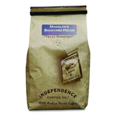 ICCICF73111 Madalyn's Backyard Pecan Whole-Bean Coffee, 24 oz Bag INDEPENDENCE COFFEE CO.