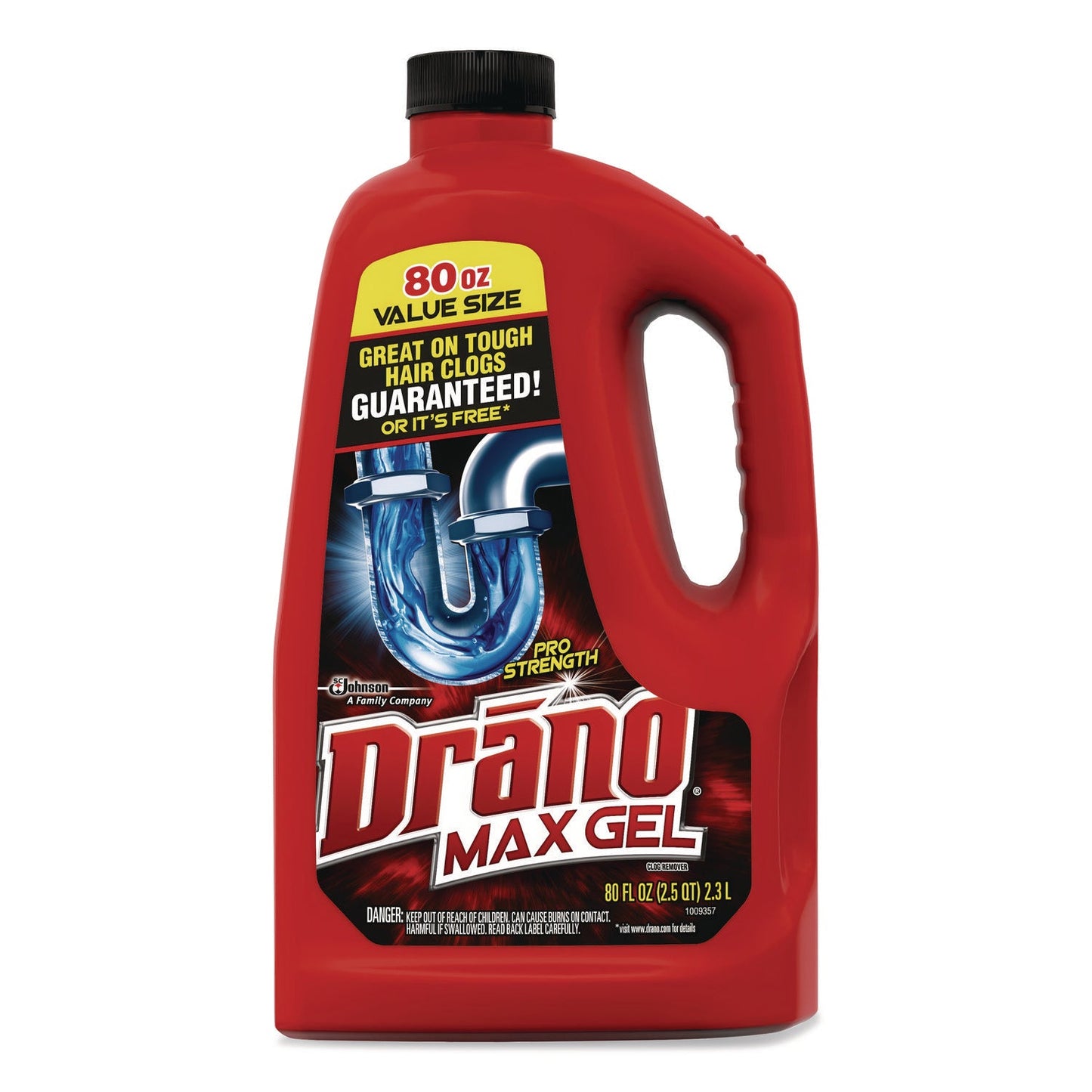 SJN694772EA Max Gel Clog Remover, 80 oz Bottle Drano