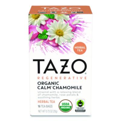 TZOTAZ00354BX Tea Bags, Organic Calm Camomile, 16/Box