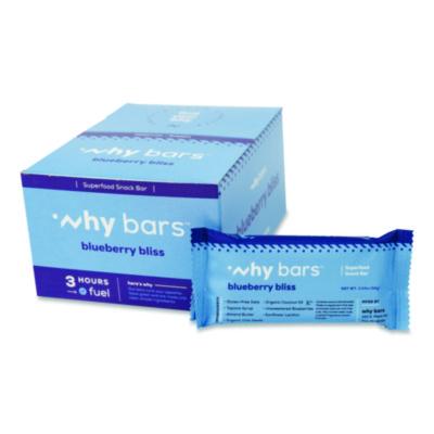 WHYWHY16209 Superfood Snack Bar, Blueberry Bliss, 2.04 oz Bar, 12/Box WHY BARS