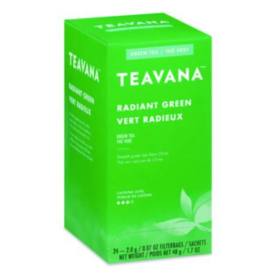 TEVSBK13089 Teavana Tea Bags, Radiant Green, 0.09 oz, 24/Box