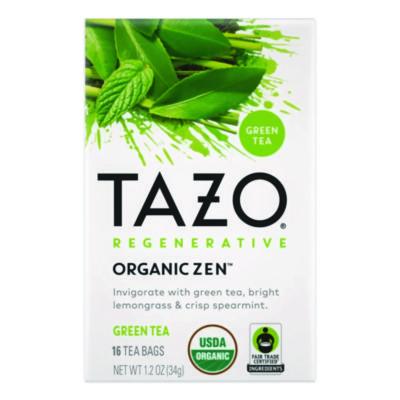 TZOTAZ00309BX Tea Bags, Organic Zen, 16/Box STARBUCKS COFFEE COMPANY
